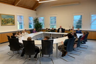 Die Klassenstufe 3 zu Besuch beim B&uuml;rgermeister